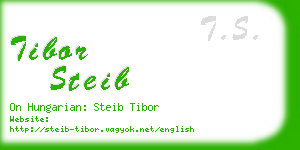 tibor steib business card